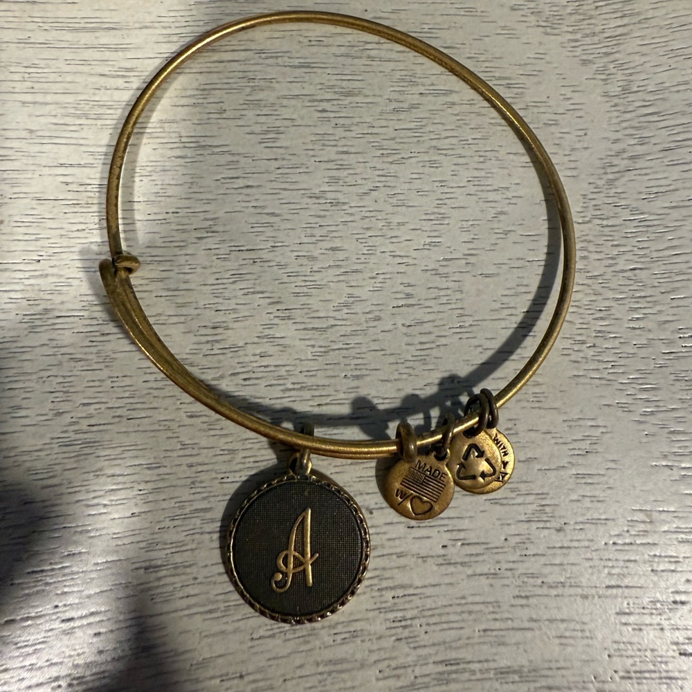 Alex and Ani Gold Charm Bracelet